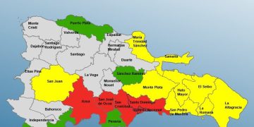COE coloca al Gran Santo Domingo y al Distrito Nacional en alerta roja por fuertes lluvias, inundaciones y tormentas eléctricas
