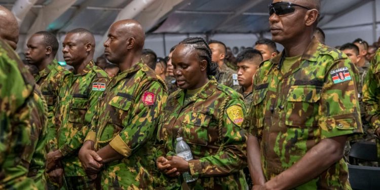 Misión Multinacional de Seguridad de Haití honra a oficial muerto en un accidente