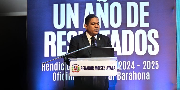 Senador Moisés Ayala rinde cuentas de su primer año de gestión 2024-2025