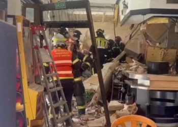 Más de 20 heridos tras explosión en bar de Madrid, entre ellos 3 en estado de gravedad