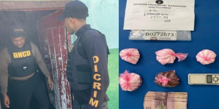 Policía ocupa 600 gramos de drogas en operativo realizado en Barahona