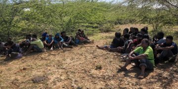 Ejército localiza y detiene a 36 haitianos durante operativo con unidades de drones en Guayubín, Montecristi