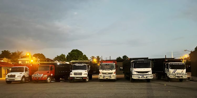 Ejército detiene seis camiones que transportaban 117 reses en Montecristi