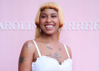 Tokischa presente en desfile de la colección Primavera-Verano 2026 de Carolina Herrera en Madrid