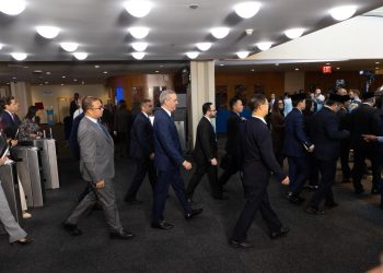 Abinader llega a la sede ONU para participar en Asamblea General