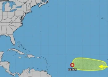 Se forma la depresión tropical 7 en el Atlántico