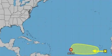 Se forma la depresión tropical 7 en el Atlántico