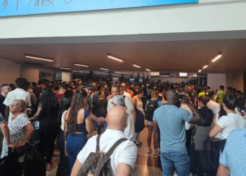 Restablecen energía de forma parcial en terminal del AILA