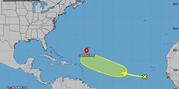 Gabrielle podría convertirse en huracán este domingo en el Atlántico