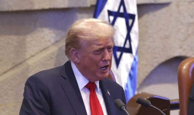 Trump ante el Parlamento israelí: “Este es el amanecer histórico de un nuevo Medio Oriente”
