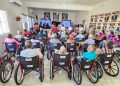 Las fundaciones WheelChair, Cruz Jiminián y Virgilio Féliz entregan sillas de rueda en comunidades del Sur