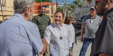 Carolina inspecciona los trabajos que desarrolla la Alcaldía del DN en la ciudad