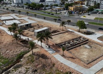 Alcaldía del Distrito Nacional continúa avances en construcción del Malecón Deportivo