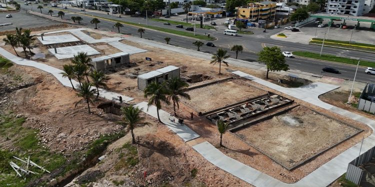 Alcaldía del Distrito Nacional continúa avances en construcción del Malecón Deportivo