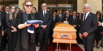 Presidente Abinader asiste a honras fúnebres de dirigente político Vicente Sánchez Baret