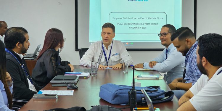 EDENORTE activa Plan de Contingencia y entra en sesión permanente ante tormenta tropical Melissa