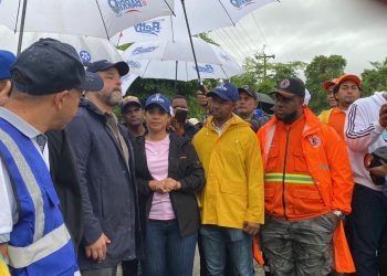 ASDN y Ministerio de Medio Ambiente intervienen cañada El Somito por efectos de la tormenta Melissa