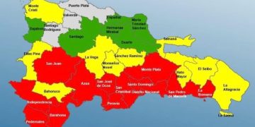12 demarcaciones y el DN en alerta roja, 10 en amarilla y 06 en verde por Melissa, según COE