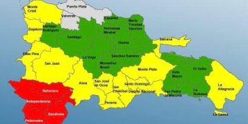 ¡Sigue disminución de alerta! 4 en roja, 12 y el DN en amarilla y 13 en verde