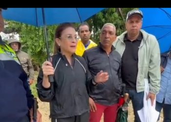 Carolina continúa recorrido por puntos vulnerables del DN ante incidencia de tormenta