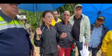 Carolina continúa recorrido por puntos vulnerables del DN ante incidencia de tormenta