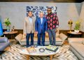 Aguilera reafirma respaldo al deporte junto a David Ortiz y el ministro Kelvin Cruz