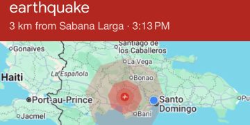 Se registra temblor de magnitud 4.5 en rd