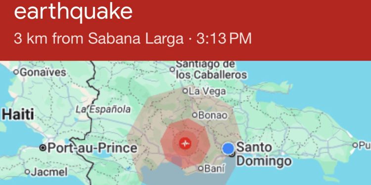 Se registra temblor de magnitud 4.5 en rd