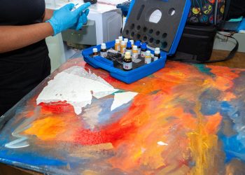 DNCD descubre cuadros con lienzos impregnados de cocaína que serían enviados a Australia