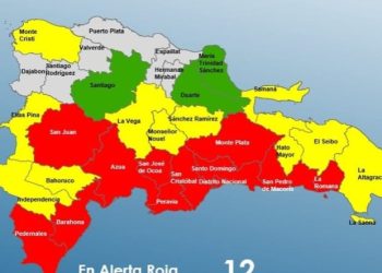 24 demarcaciones y el DN bajo alerta por efectos tormenta Melissa