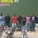 Ejército ocupa motocicletas utilizadas para transporte ilegal de extranjeros y detiene a 11 haitianos indocumentados en Mao