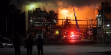 Una explosión desató un incendio masivo en la mayor refinería de El Segundo en California