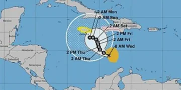 Casi estacionaria: Tormenta Melissa se detiene