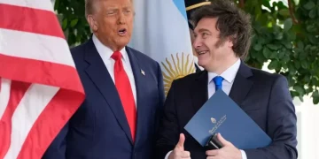Javier Milei es recibido por Trump en la casa blanca y lo reconoce como un “gran líder“