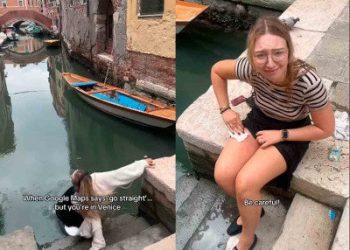 Turista cae a un canal de Venecia al seguir las indicaciones de Google Maps