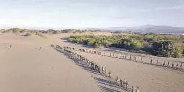 Duplican vigilancia en las Dunas de Baní con despliegue de marinos