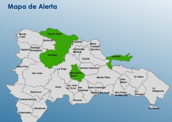 COE coloca cuatro provincias en alerta verde por incidencia de vaguada