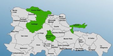 COE coloca cuatro provincias en alerta verde por incidencia de vaguada