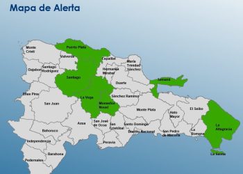 COE aumenta a seis las provincias en alerta verde por vaguada