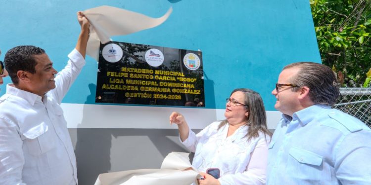 La Liga Municipal Dominicana inaugura moderno matadero municipal en Guananico, Puerto Plata