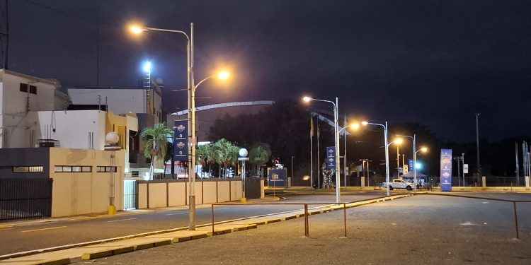 Edenorte realiza Acciones de Alumbrado y poda en el Estadio Cibao y el Gran Teatro del Cibao