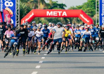 340 atletas protagonizan con éxito la tercera edición del Maratón de Patinaje del Gran Santo Domingo