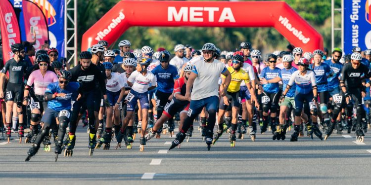 340 atletas protagonizan con éxito la tercera edición del Maratón de Patinaje del Gran Santo Domingo