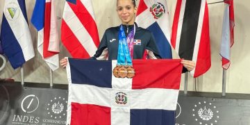 Mía Lugo conquista tres medallas panamericanas de bronce representando a la República Dominicana