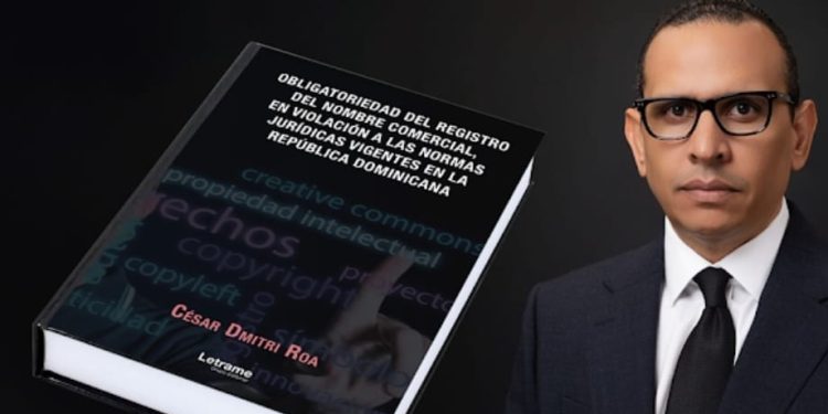 Abogado César Roa presenta libro sobre obligatoriedad del registro de nombre comercial
