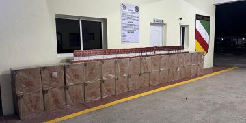 Ejército incauta 320 mil cigarrillos ilícitos en una zona montañosa de Elías Piña