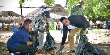 El SRSO se une con Hospital de Boca Chica y el CEANSA en jornada limpieza de costas