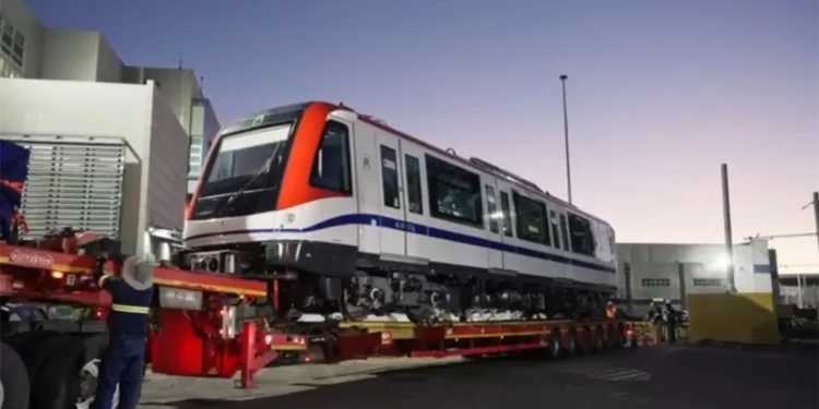OPRET recibe dos trenes acoplables para aumentar capacidad del Metro de Santo Domingo