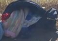 Hallan recién nacido dentro de una mochila en canal de riego