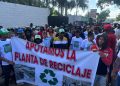 Comunitarios de Aguacate, La Cuaba y Pedro Brand defienden establecimiento de planta recicladora